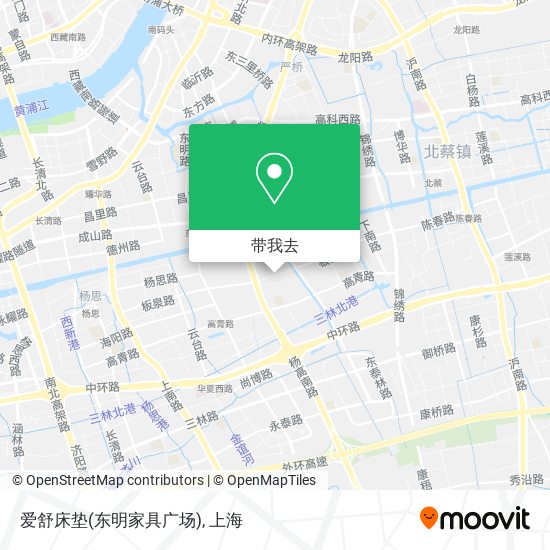 爱舒床垫(东明家具广场)地图