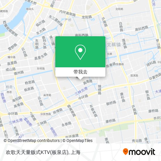 欢歌天天量贩式KTV(板泉店)地图