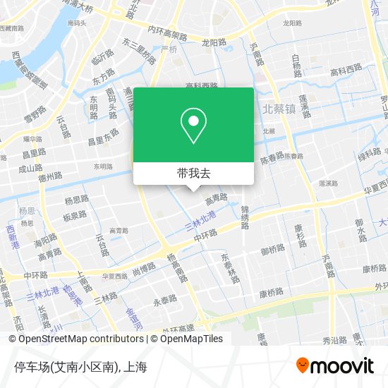 停车场(艾南小区南)地图