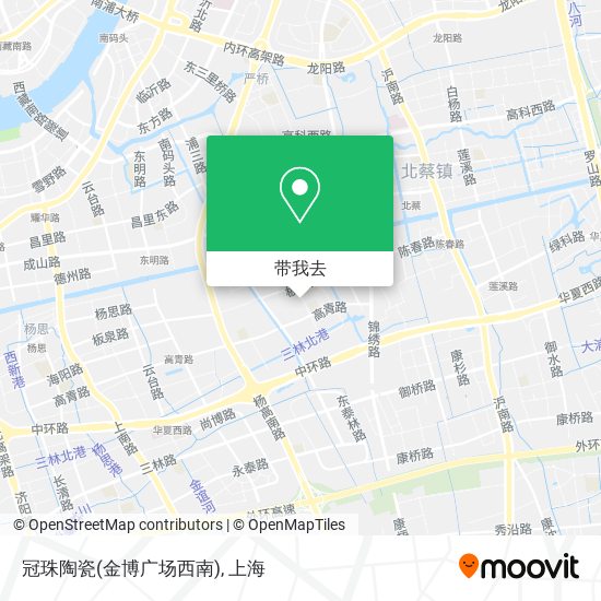 冠珠陶瓷(金博广场西南)地图