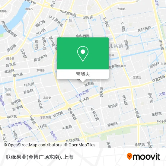 联缘果业(金博广场东南)地图