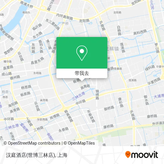 汉庭酒店(世博三林店)地图