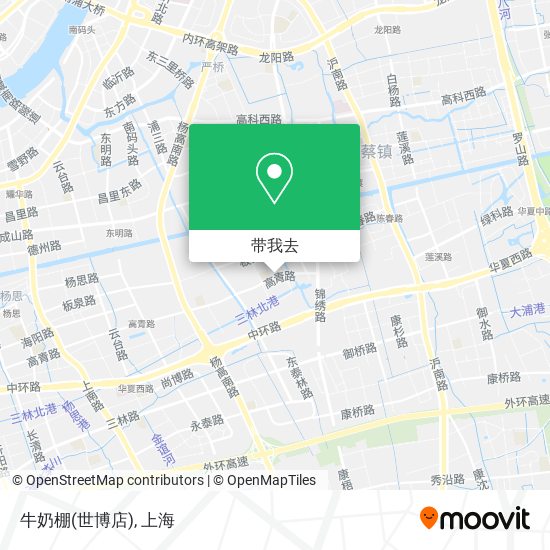 牛奶棚(世博店)地图