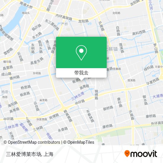三林爱博菜市场地图