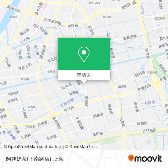 阿姨奶茶(下南路店)地图