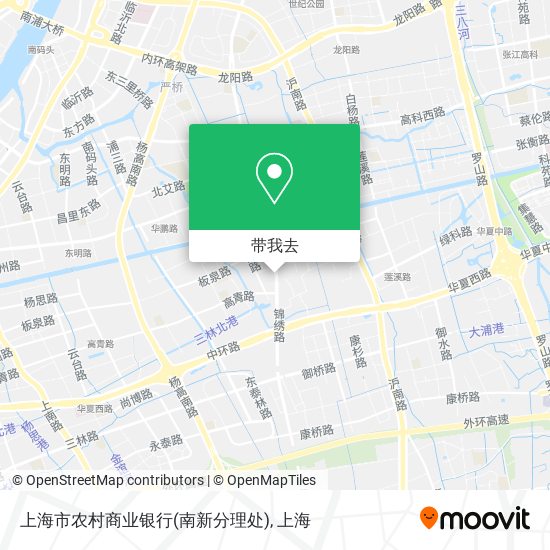 上海市农村商业银行(南新分理处)地图