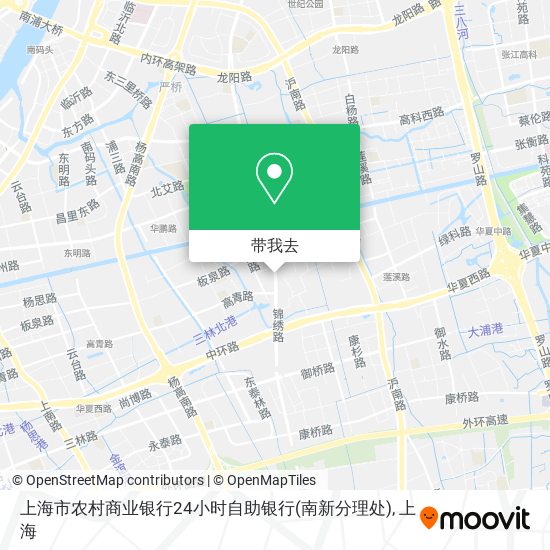 上海市农村商业银行24小时自助银行(南新分理处)地图