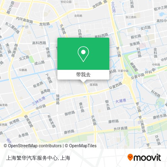 上海繁华汽车服务中心地图