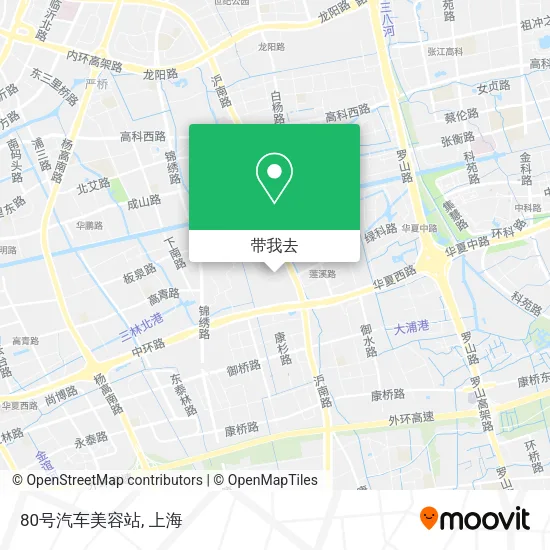 80号汽车美容站地图