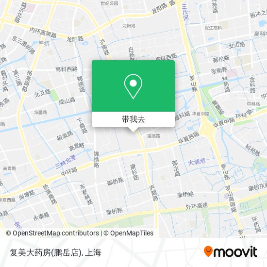 复美大药房(鹏岳店)地图