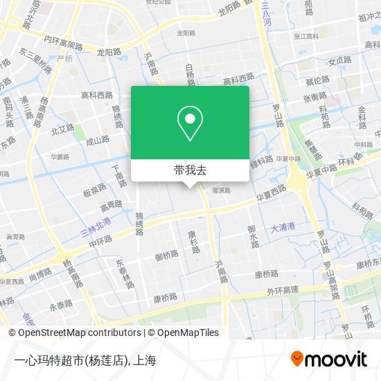 一心玛特超市(杨莲店)地图