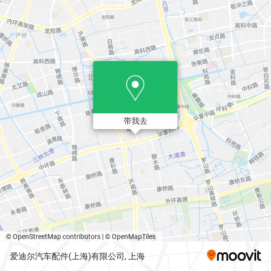 爱迪尔汽车配件(上海)有限公司地图