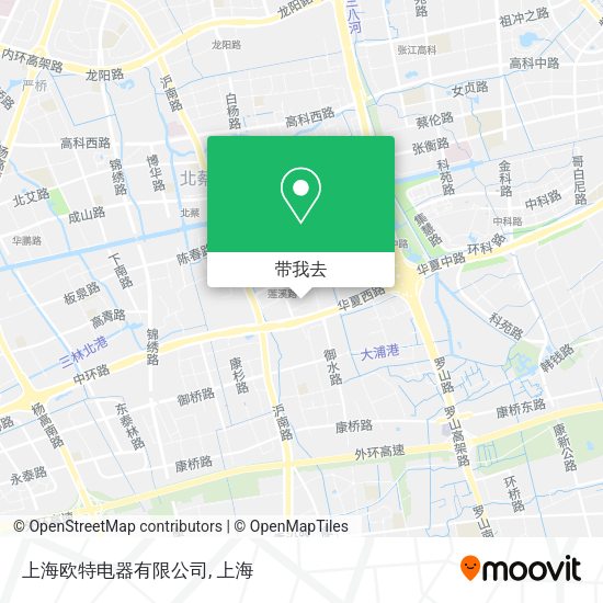 上海欧特电器有限公司地图