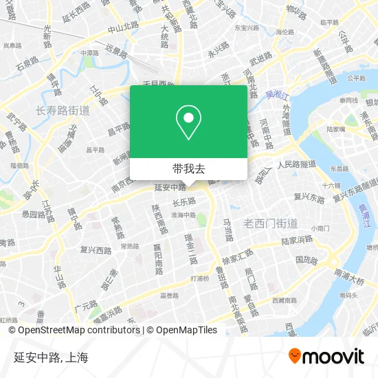 延安中路地图