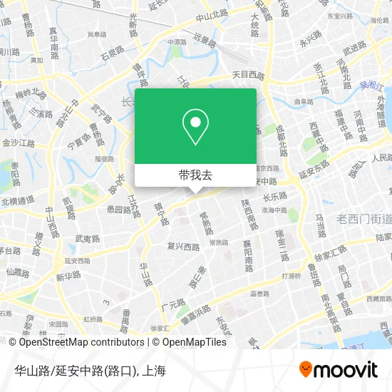 华山路/延安中路(路口)地图