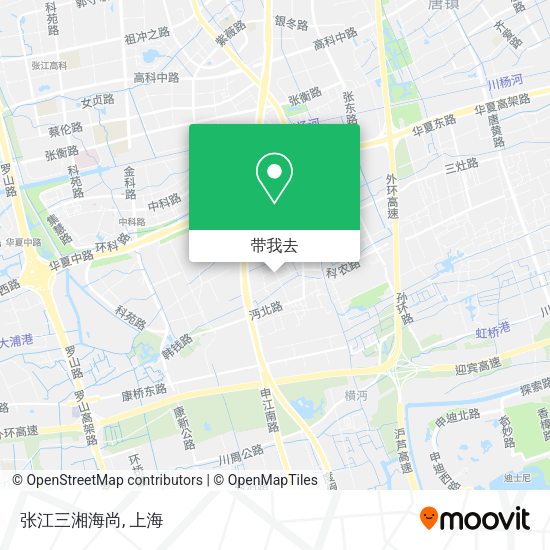 张江三湘海尚地图