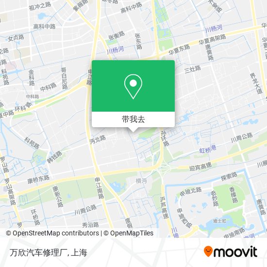 万欣汽车修理厂地图