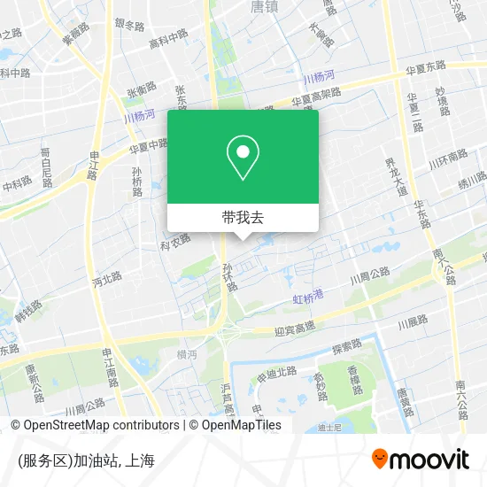 (服务区)加油站地图