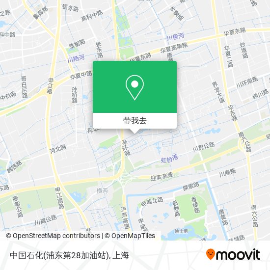 中国石化(浦东第28加油站)地图