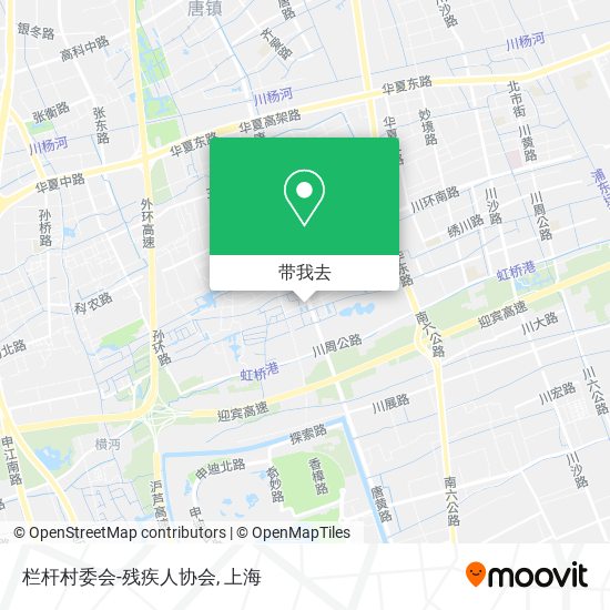 栏杆村委会-残疾人协会地图