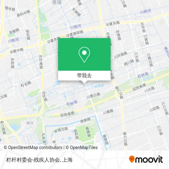 栏杆村委会-残疾人协会地图
