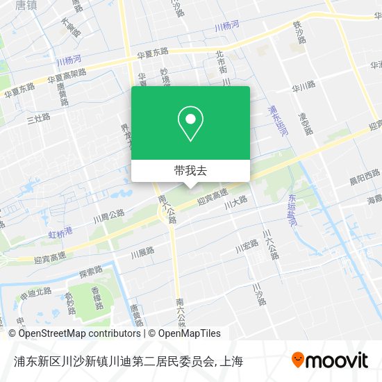 浦东新区川沙新镇川迪第二居民委员会地图