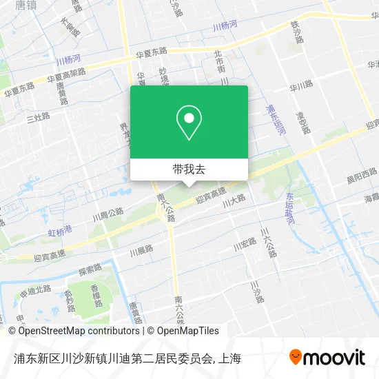 浦东新区川沙新镇川迪第二居民委员会地图