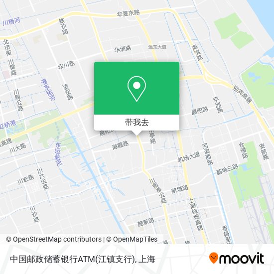 中国邮政储蓄银行ATM(江镇支行)地图