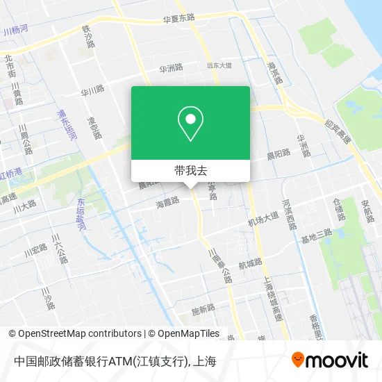 中国邮政储蓄银行ATM(江镇支行)地图