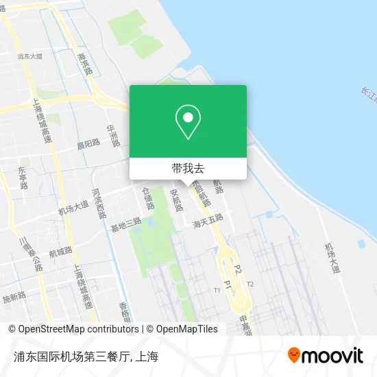 浦东国际机场第三餐厅地图