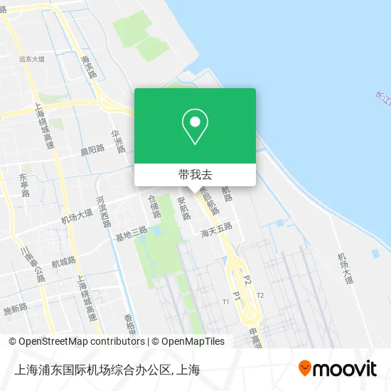上海浦东国际机场综合办公区地图