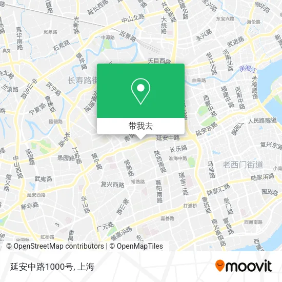 延安中路1000号地图