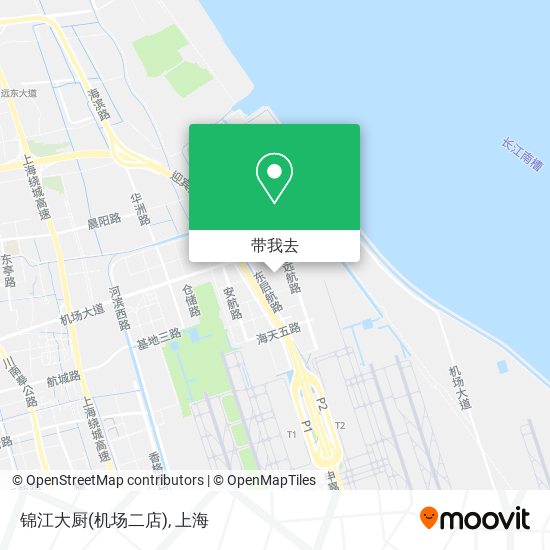 锦江大厨(机场二店)地图