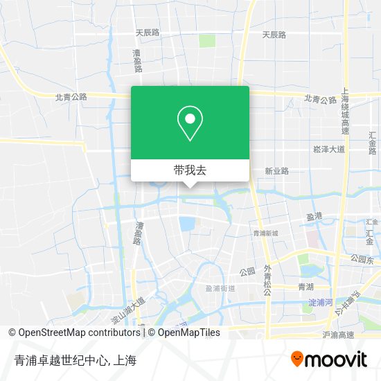 青浦卓越世纪中心地图