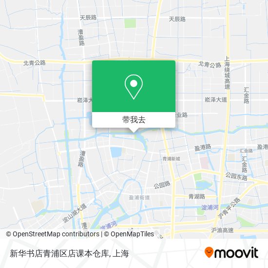 新华书店青浦区店课本仓库地图