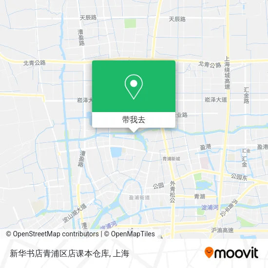 新华书店青浦区店课本仓库地图