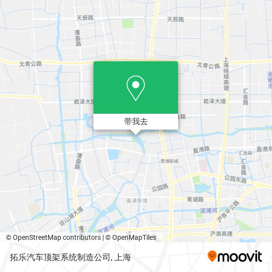拓乐汽车顶架系统制造公司地图