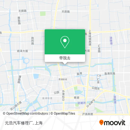 元浩汽车修理厂地图