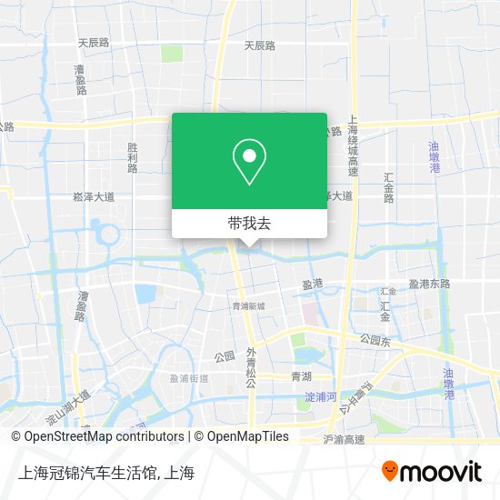 上海冠锦汽车生活馆地图