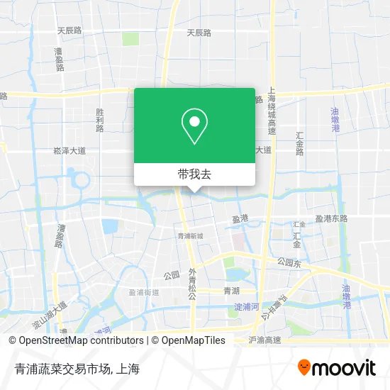 青浦蔬菜交易市场地图