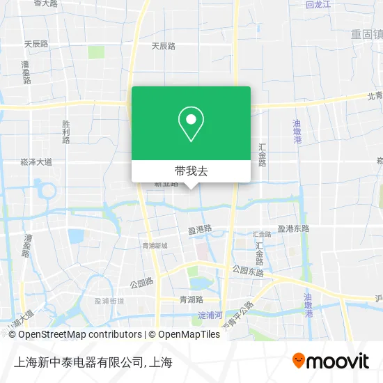 上海新中泰电器有限公司地图