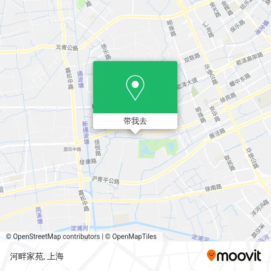 河畔家苑地图