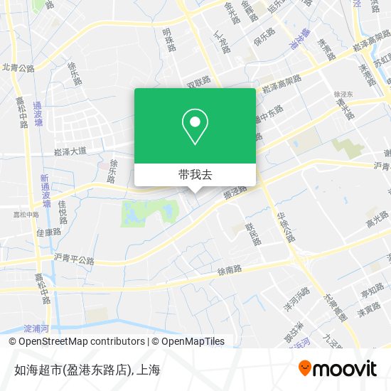 如海超市(盈港东路店)地图