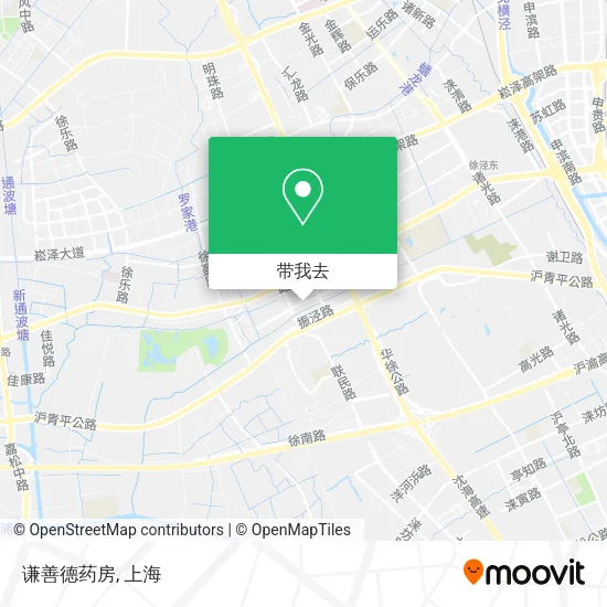 谦善德药房地图