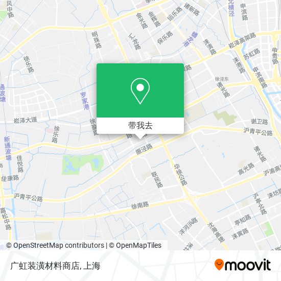 广虹装潢材料商店地图