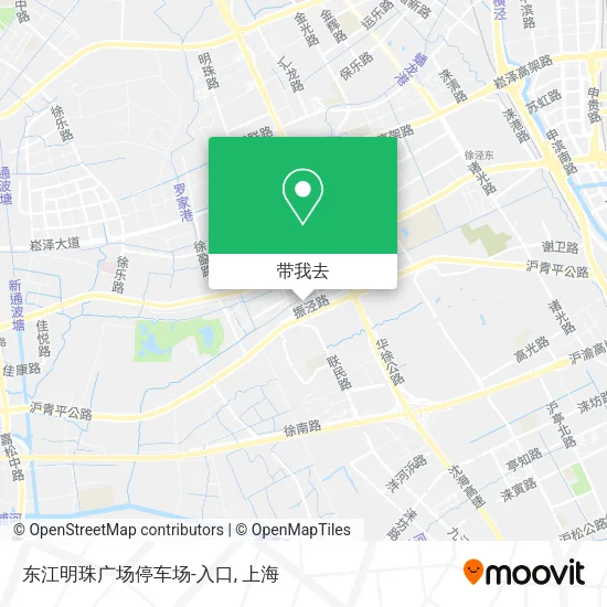 东江明珠广场停车场-入口地图