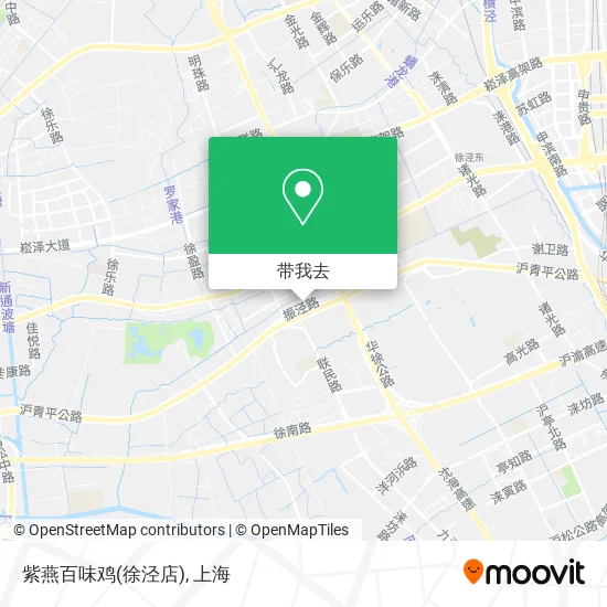 紫燕百味鸡(徐泾店)地图