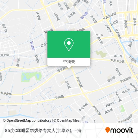 85度C咖啡蛋糕烘焙专卖店(京华路)地图