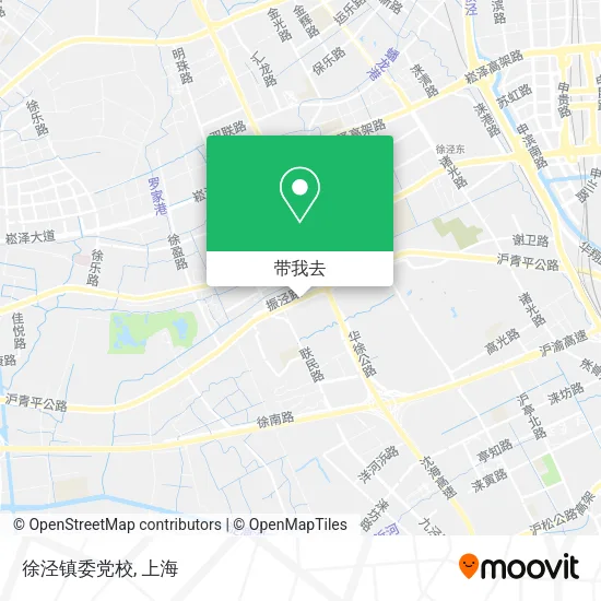 徐泾镇委党校地图