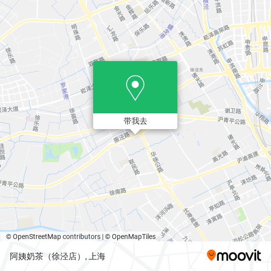 阿姨奶茶（徐泾店）地图